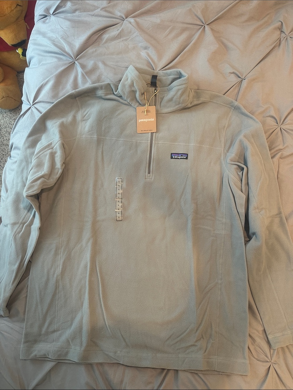 Patagonia Men’s Sage Green Half-Zip Fleece Pullover